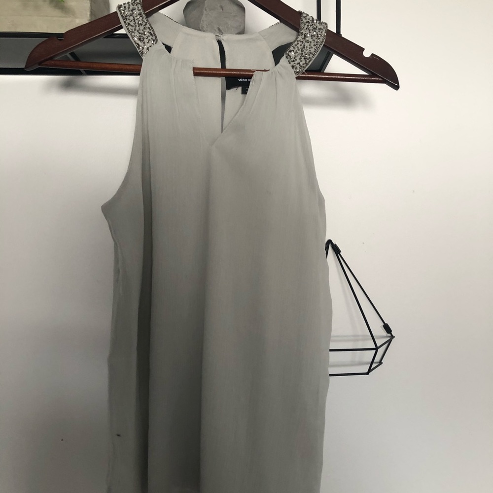 4/16$ NWOT vero moda elegant gray top